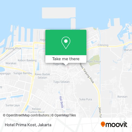 Hotel Prima Kost map