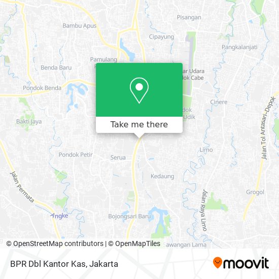 BPR Dbl Kantor Kas map