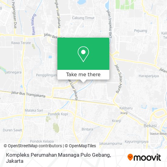 Kompleks Perumahan Masnaga Pulo Gebang map