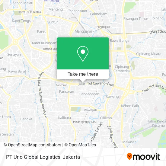 PT Uno Global Logistics map