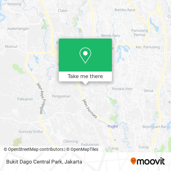 Bukit Dago Central Park map