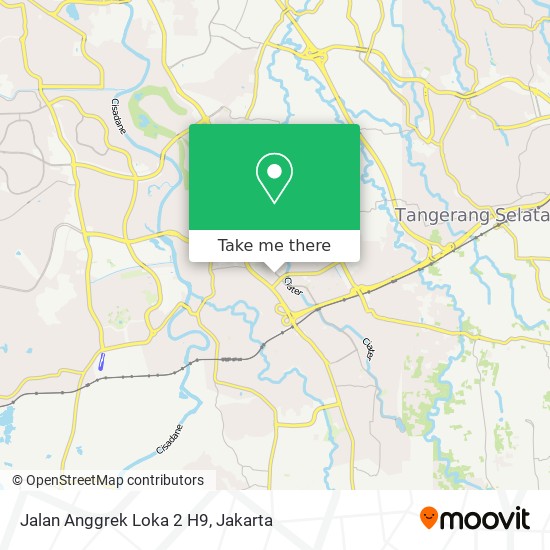 Jalan Anggrek Loka 2 H9 map