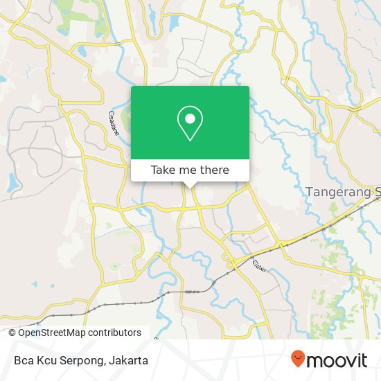 Bca Kcu Serpong, Serpong map