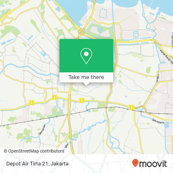 Depot Air Tirta 21 map