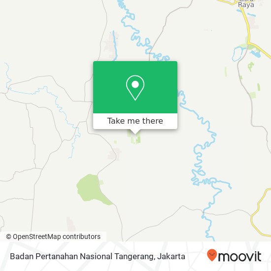 Badan Pertanahan Nasional Tangerang map