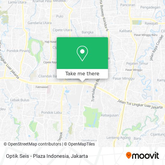 Optik Seis - Plaza Indonesia map