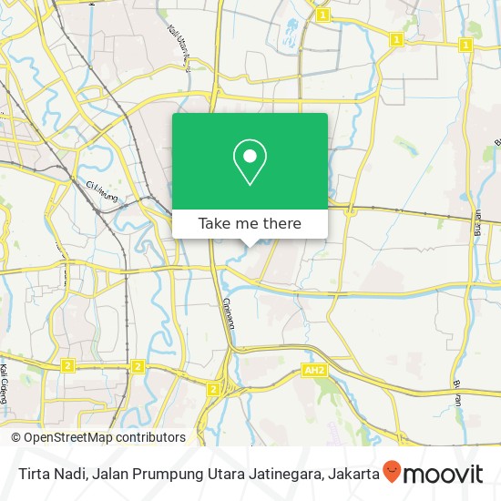 Tirta Nadi, Jalan Prumpung Utara Jatinegara map