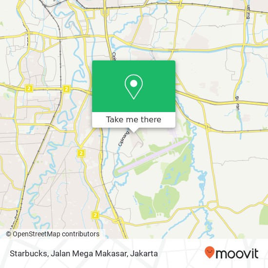 Starbucks, Jalan Mega Makasar map