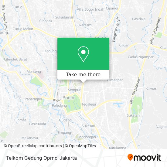 Telkom Gedung Opmc map