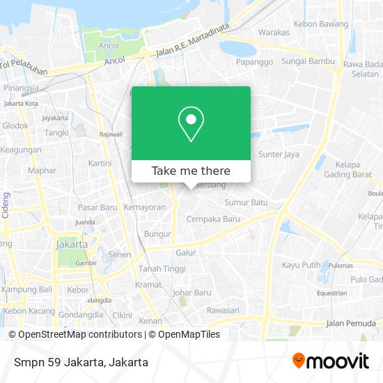 Smpn 59 Jakarta map