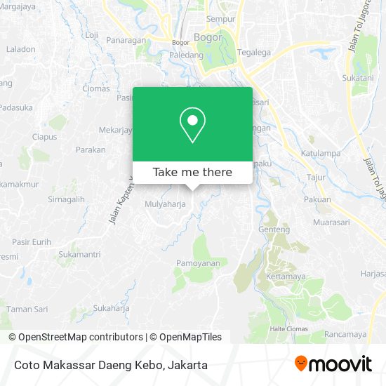 Coto Makassar Daeng Kebo map