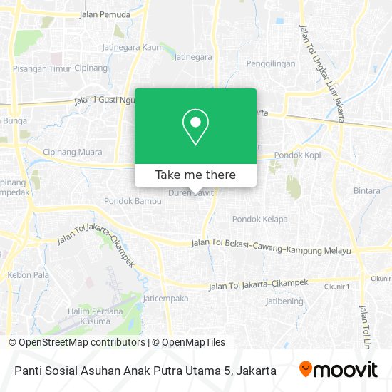 Panti Sosial Asuhan Anak Putra Utama 5 map