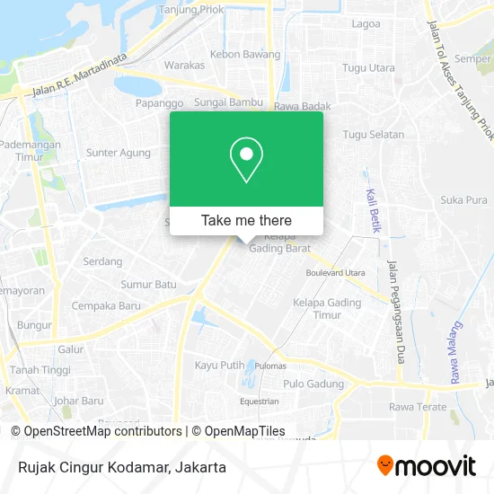Rujak Cingur Kodamar map