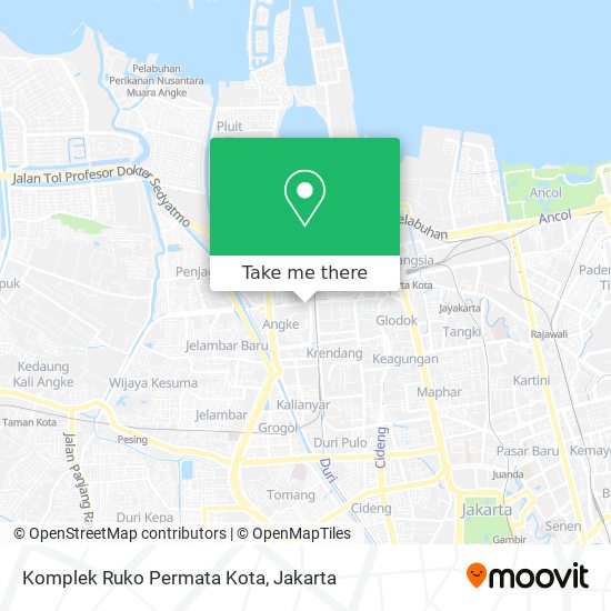 Komplek Ruko Permata Kota map