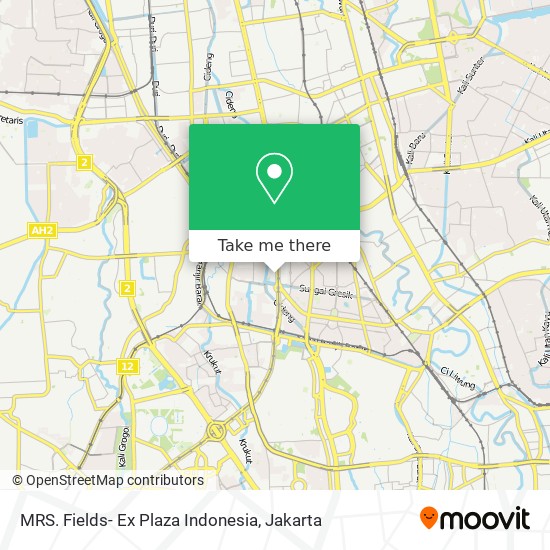 MRS. Fields- Ex Plaza Indonesia map