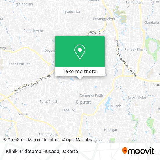 Klinik Tridatama Husada map