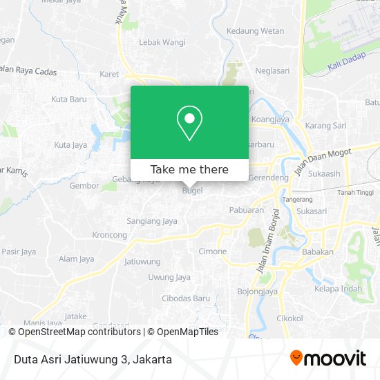 Duta Asri Jatiuwung 3 map