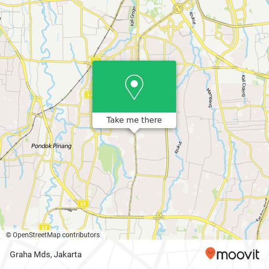 Graha Mds, Kebayoran Baru 12150 map