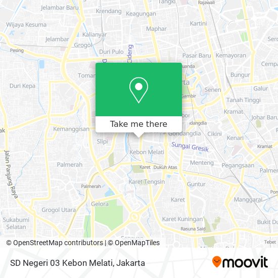 SD Negeri 03 Kebon Melati map