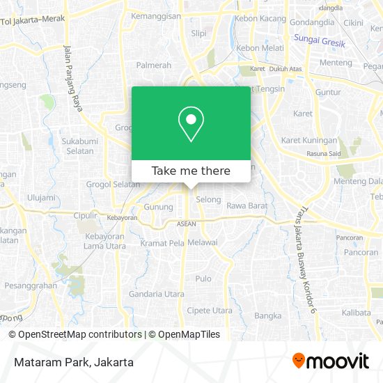 Mataram Park map