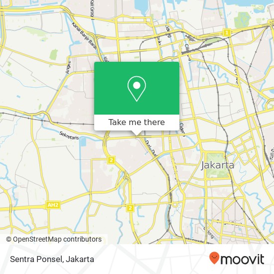 Sentra Ponsel, Jalan Kyai Tapa map