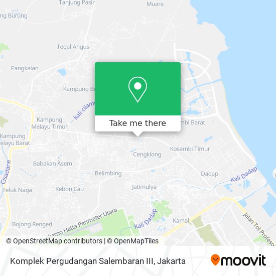 Komplek Pergudangan Salembaran III map