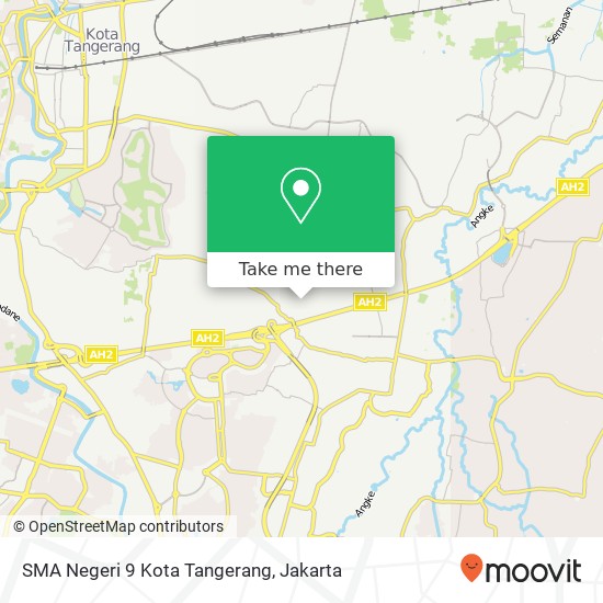 SMA Negeri 9 Kota Tangerang map
