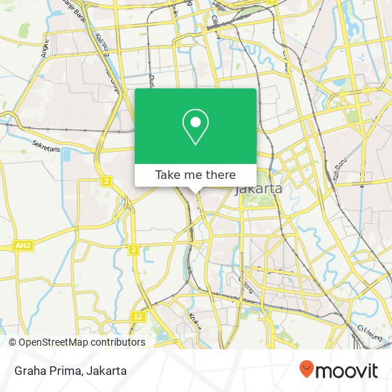 Graha Prima, Jalan Cideng Barat map