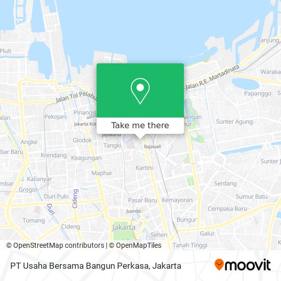 PT Usaha Bersama Bangun Perkasa map