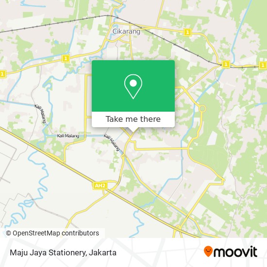 Maju Jaya Stationery map