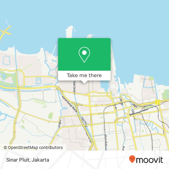 Sinar Pluit map