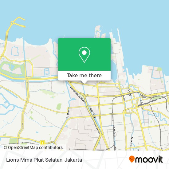 Lion's Mma Pluit Selatan map