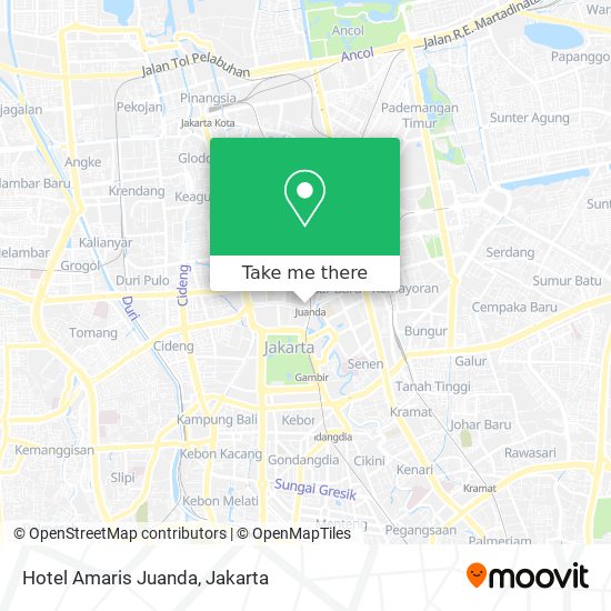 Hotel Amaris Juanda map