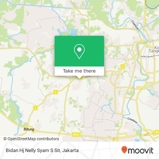 Bidan Hj Nelly Syam S Sit map
