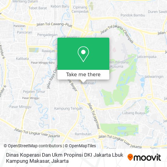 Dinas Koperasi Dan Ukm Propinsi DKI Jakarta Lbuk Kampung Makasar map
