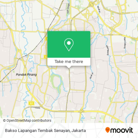 Bakso Lapangan Tembak Senayan map