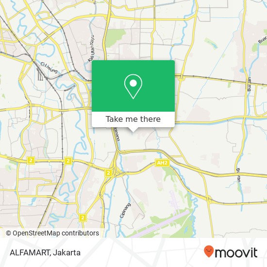 ALFAMART, Jalan Kebon Nanas map