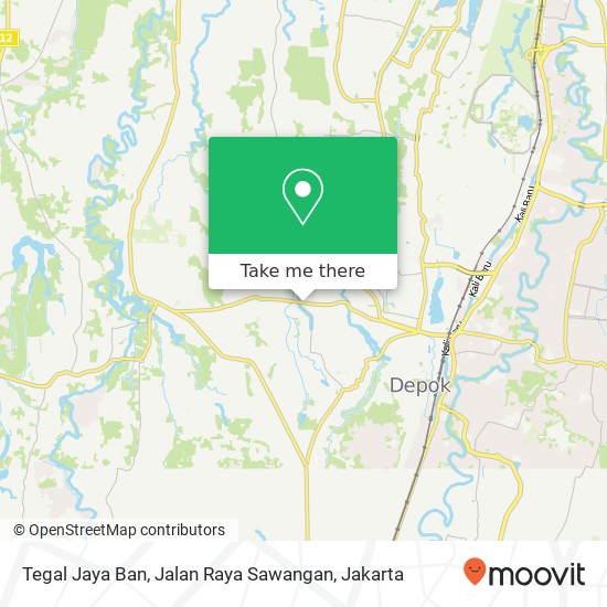 Tegal Jaya Ban, Jalan Raya Sawangan map