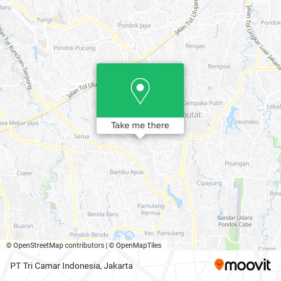 PT Tri Camar Indonesia map