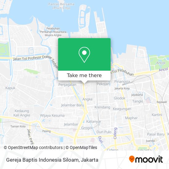 Gereja Baptis Indonesia Siloam map