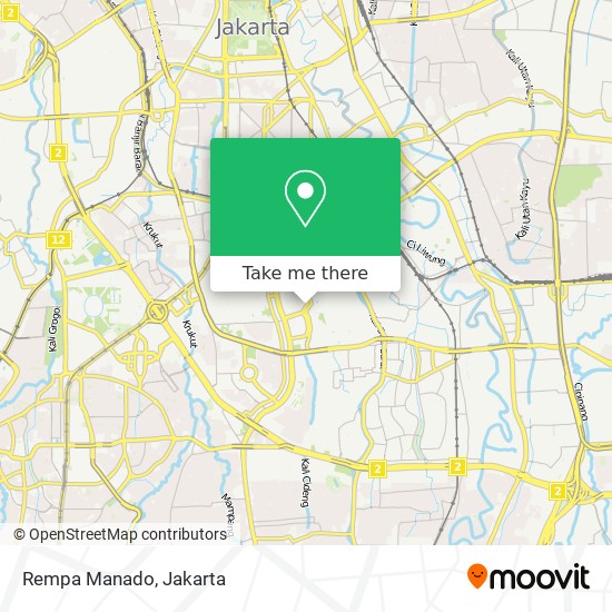 Rempa Manado map