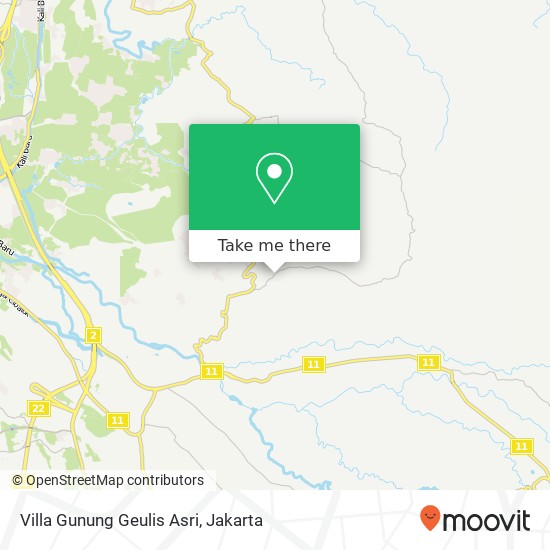 Villa Gunung Geulis Asri map