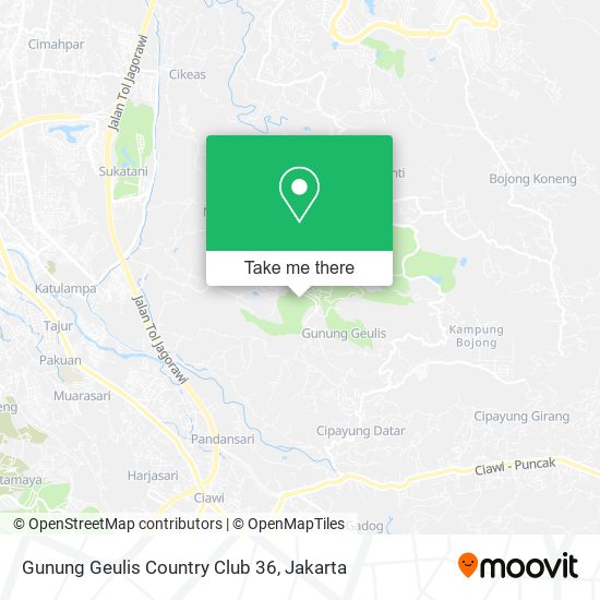 Gunung Geulis Country Club 36, Sukaraja map