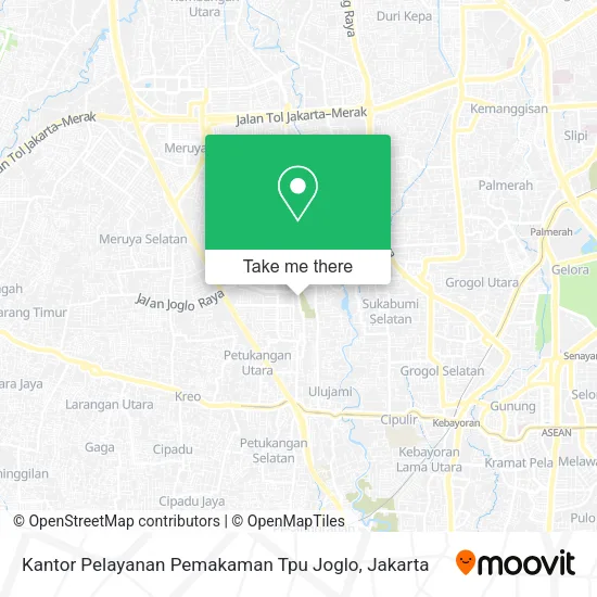 Kantor Pelayanan Pemakaman Tpu Joglo map