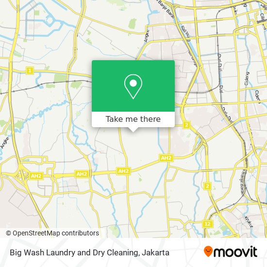 Big Wash Laundry and Dry Cleaning map