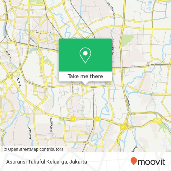 Asuransi Takaful Keluarga, Jalan Kh. Abdullah Syafi'ie map