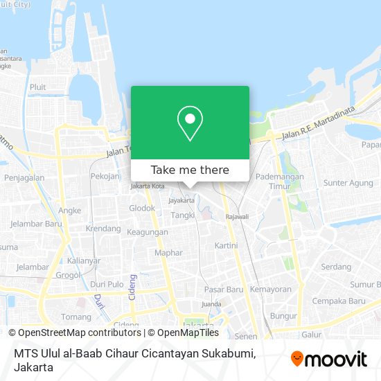 MTS Ulul al-Baab Cihaur Cicantayan Sukabumi map