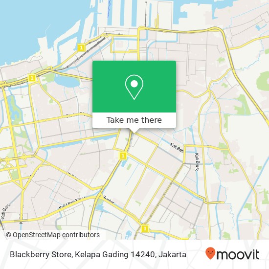 Blackberry Store, Kelapa Gading 14240 map