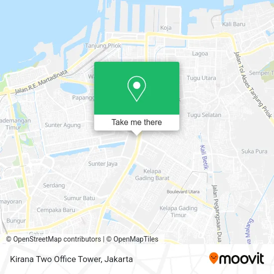 Kirana Two Office Tower map