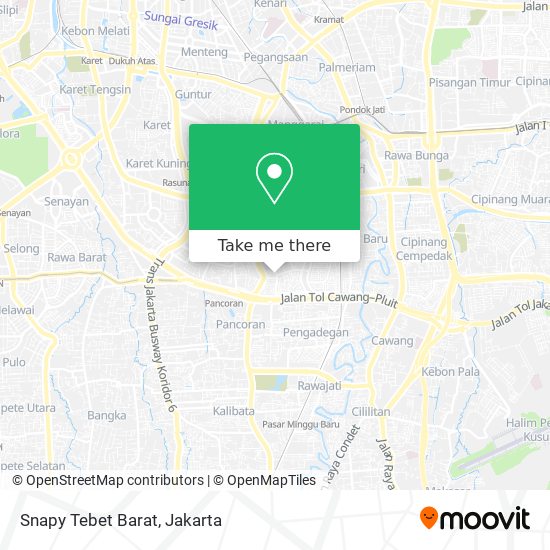 Snapy Tebet Barat map